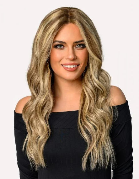 BLONDE BALAYAGE REMY HUMAN HAIR LACE TOP WIG